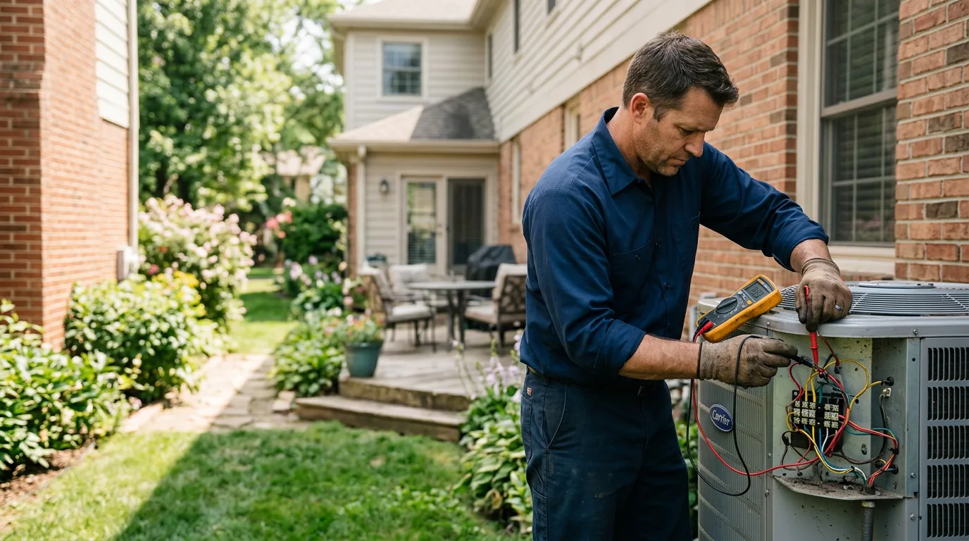 HVAC technician working near Declo, ID